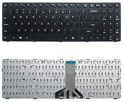 MENGHONGLLI Laptop Replacement Keyboard US Version Keyboard for Lenovo Ideapad 100-15 100-15IBY 100-15IBD 300-15 B50-10 B50-50