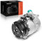 Frankberg Sistemas de aire acondicionado Compresor de aire acondicionado con embrague Compatible con X5 E53 3.0L Diesel 2003-2006 X5 E53 3.0L Gasolina 2000-2006 64526918000incl. aceite premezclado