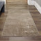 Teppich-Traum FLURLÄUFER Designer Teppich Wohn- & Schlafzimmer abstraktes Ästemuster beige Größe 80x150 cm