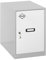Simon Rack Casier Vestiaire Metallique Petit, 475x300x500 mm, Armoire Metallique Petit, Comprend la Clé, Gris/Blanc - Simonlocker