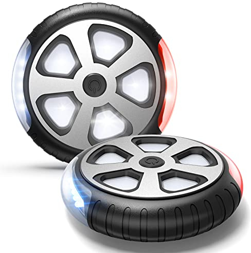 2 Stück Kinderwagenlicht, LED Kinderwagen Licht mit 3 Lichteffekten, LED Pro Licht, IP65 Wasserdicht Buggys Kinderwagenlichter mit Klettverschluss für Alle Kinderwagen, Baby Geschenk