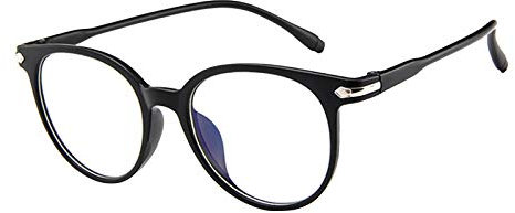 LZPCarra Aviator Glasses Women's Gaming Glasses Computer Fatigue Blue Light Filter Glasses Men Glasses Without Strength, black, One Size