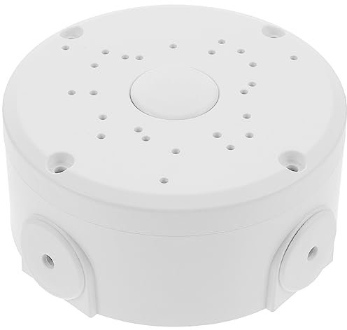 HOMSFOU Caméra De Sécurité Balle Universelle Boîte De Jonction Boîte De Jonction Support De Montage Mural Montage Plafond Cache Câble Base De Jonction Boîtier Électrique En Métal Pour