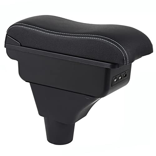 OYHCM Auto Armlehne für Seat Ibiza 6J IV 2008-2017 Armauflage Autozubehor Mittelarmlehne mit Stauraum verstellbar Einfache Montage