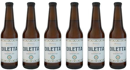 Birra offerta 6 bottiglie - Birra Artigianale Bionda - DILETTA - APERITIVO SICILIANO - Made in Italy