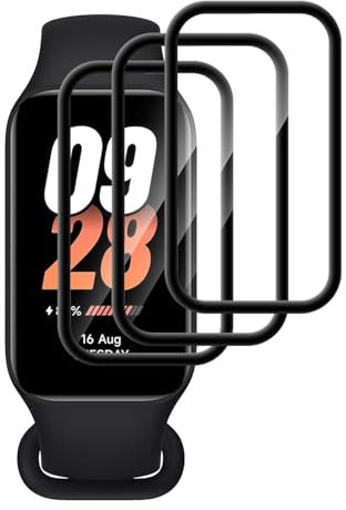ELECTRO-WEIDEWORLD [3 Piezas] Protector de Pantalla para Xiaomi Smart Band 8 Active/Mi Band 8 Active, Resistente Arañazos Película Cobertura Completa para Protector Pantalla