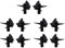 Tyatocepy RC Boot Teile Propeller Set für 2011-5 Angel Werkzeug Köder Boot Fisch Finder Schiff Steil Positiv & Reverse Propeller,10 Stücke