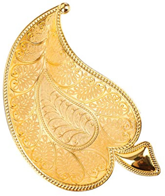 BESTonZON European Snack Plate Necklace Tray Soap Dish Jewelry Organizer Tray Key Holder Snack Serving Tray Vanity Tray Gold Leaf Jewelry Tray Sushi Plate Food Fruit Plate Stand re-usable