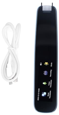 Scan Reader Pen International Edition Smart Voice Translator Pen Mehrsprachiger Scanner Pen Digitale Scan-Übersetzung Multifunktional für Geschäftsreisen (Blue)