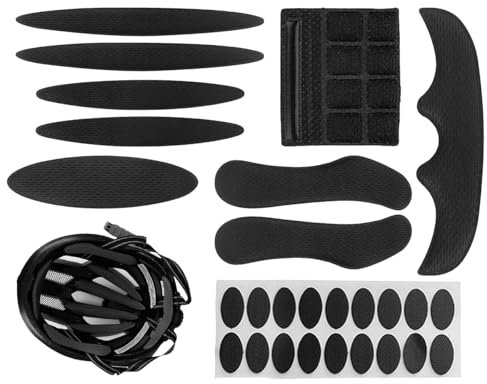 Lhbwhiz Kit de Acolchado para Casco de Bicicleta,Acolchado Universal con Puntos de Espuma para Bicicleta,Almohadillas de Repuesto para Casco con protección de Esponja