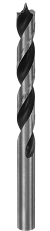 sourcing map Brad Point Drill Bits 9mm(23/64) Dia Straight Round Shank Drill Metric Brad Point 3 Drilling Depth Spiral Twist Drill Bits for Carpenter Woodworking Plastic Rubber