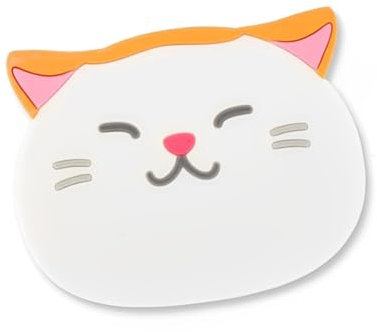 WeddHuis 1 PCS Mignon Silicone cat Mug Dessous de Verre, Dessous de Verre décoratifs Antidérapants Lavable sous-Verres pour Vin Verre, Thé, Café, Bière Décor de Cuisine Cadeau