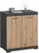 möbelando Kommode >Bristol 1 XL< in Matera-Artisan Eiche - 80x89,9x49,9cm (BxHxT)