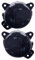 SET Klarglas HB4 Nebelscheinwerfer Schwarz Smoke für VW Polo 9N3 2004-2009