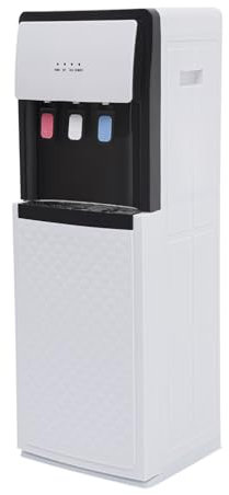 Distributore automatico di acqua potabile, erogatore in piedi per acqua calda, acqua fredda e temperatura ambiente acqua con 500 W, potenza di raffreddamento 90 W