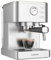 Klarstein SteelPresso Siebträgermaschine – 20-Bar, 1350 W, Edelstahl, Dampf-Funktion, 1,5-L-Wassertank, Kompaktes Design, Mechanische Steuerung, Warmhalteplatte