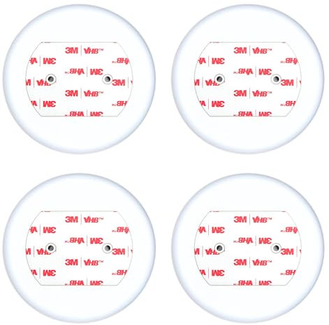 Replacement Adhesive for Ring Glass Break Sensors – Strong Double-Sided Tape for Easy Installation (4 Pads for 4 Sensors)
