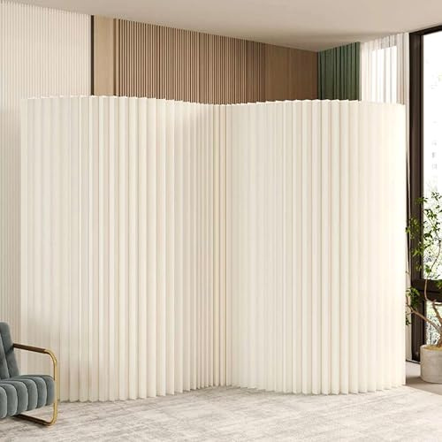 Papier Paravent Faltbar – Moderner Raumteiler aus Papier, ohne Montage, leicht und tragbar | Sichtschutz & Trennwand für Büro, Zuhause, Ausstellungen, Bekleidungsgeschäfte und Innenräume