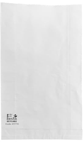 Fiesta Recyclable Foil Lined Paper Bag, 305x180x60 mm, Pack 500 | Keeps hot takeaway food warm and prevents leaks, helping to maintain freshness for delivery or catering service.