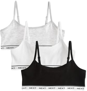 NEXT Mädchen 3er-Pack verkürzte Trägertops