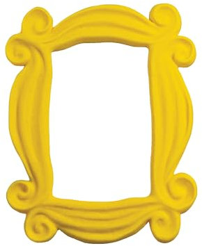 Marco Friends Puerta – Réplica Icónica de la Serie Friends – Estilo Vintage para Puertas - Regalo Ideal para Fans