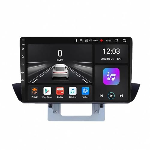 GPS Navi Navigationsgerät 2 Din für Mazda BT50 BT-50 2012-2018 Car Play mit Dashcam Sprachsteuerung Karten Navigation Bluetooth Aux Loop, GPS-Navigation, 8 Kern 8G+256G