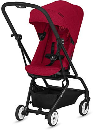 CYBEX Gold Buggy Eezy S Twist, 360° Rotierbare Sitzeinheit, Ultrakompakt, Ab Geburt bis 17 kg (ca. 4 Jahre), Rebel Red