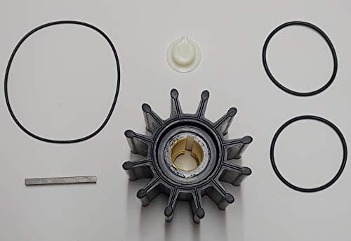 SCP Raw Sea Water Pump Impeller Repair Kit Fits Cummins 3897337, Sherwood 21592