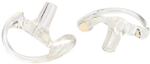 ASHATA Ear Mould,Transparent Silica Gel Ear Mould Replacement for Most Coil Tube Audio Kits,Soft and Comfortable Earmould Earpiece Earbud Earplug Suitable for Most Coil Tube Audio Kits(Small)