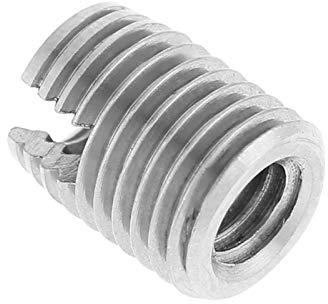 20 pièces insert fileté auto-taraudeur M4 x 8mm en acier inoxydable insert fileté écrous pour réparation hélicoïdale- Améliorez la résistance et la durée de vie de vos connexions