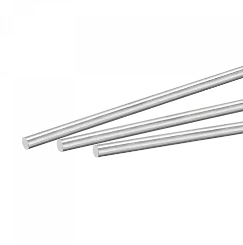 sourcing map Packung mit 6stk. Aluminium Fest Rund Stange 3mm Durchmesser | Drehbank Lager, 300mm Länge, Für DIY Handwerk