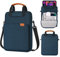 MoKo Schutztasche Kompatibel mit iPad Pro 11 2021-2018, iPad 10.2, iPad Air 4 10.9, iPad 9.7, Galaxy Tab A 10.1, Polyester Tablet Tasche mit Griff&Schultergurt, Sleeve Case für 9-11 ZollTablet, Indigo