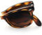 Joopin Klassische Faltbare Sonnenbrille Damen Polarisiert Rechteckige und Faltsonnenbrille Herren Braun Retro Faltbrille UV400 (Retro Braun)