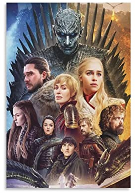 Shenywell Wanddeko Poster Emilia Clarke Kit Harington Peter Dinklage Isaac Hempstead-Wright Maisie Williams 30x40cm Kein Rahmen