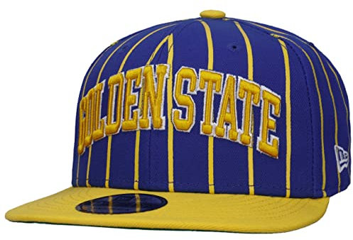 New Era 9Fifty Warriors Stripes Cap Basecap Baseballcap Snapback Herren - Snapback, mit Schirm Winter Herbst-Winter - One Size dunkelblau