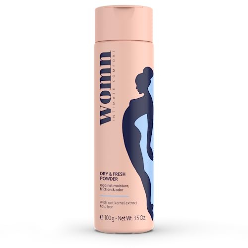 womn Intimate Comfort Dry & Fresh Powder – Talc-Free Body Powder Against Moisture, Friction & Odour, 100 g