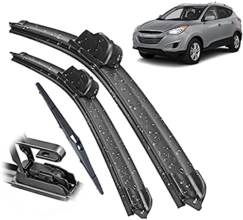 Für Hyundai Für Tucson MK2 Ix35 2010-2015 Wischer Vorne Hinten Wischerblätter Set Kit Windschutzscheibe Windschutzscheibe Heckscheibe 24 16 12 Scheibenwischer