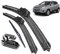 Für Hyundai Für Tucson MK2 Ix35 2010-2015 Wischer Vorne Hinten Wischerblätter Set Kit Windschutzscheibe Windschutzscheibe Heckscheibe 24 16 12 Scheibenwischer