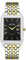 Rotary Herren Quartz Armbanduhr, 28.50mm GehäusegröÃŸe mit schwarz analog Zifferblatt und Two-Tone Gold Metallarmband Armband GB08021/04