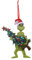 YunYoud Analysis Welcome Christmas Ornament Frohe Weihnachten von 𝑮𝒓𝒊𝒏𝒄𝒉𝒔 mit Herz 2023 für Baum Familie Freund Urlaubsatmosphäre Dekorationen