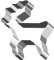 Folkroll Tagliabiscotti Renna Tagliabiscotti in acciaio inox 75 x 50 mm