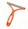Pet Hair Remover, Carpet Scraper Tool, Dog and Cat Hairbrush, Reusable Remove Fuzz, Hair Lint Remover for Sofa, Car, Stairs, Bed - (Orange)