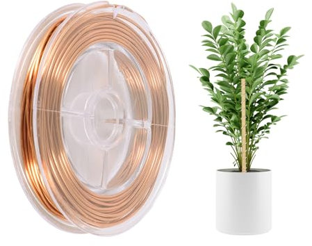 Electroculture Gardening - Filo di rame da 10 m, bobina di rame per giardinaggio, coltivazione elettrica, bobina di rame, antenne, gardening, filo di rame puro, coltura elettrica Pflan, filo di rame