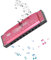Mundharmonika 10 Holes Mundharmonika C Dur, Blues Mundharmonika Set, Mit Etui, Blues Harpes Mundharmonika, Professionelles Diatonic Blues Harmonica, Für Profis, Anfänger, Kinder (Rose-rot)