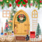 Wichteltür Zubehör Weihnachten, 26 Stück Miniatur Wichteltür Komplettset mit Miniatur Briefkästen, Wichteltür Set mit Weihnachtsbaum, Stiefel, Leiter,für die Adventszeit,DIY-Dekoration für Weihnachte