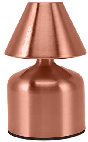 Lampe de Table Tactile à intensité Variable, 3 Couleurs, Lampe de Bureau Rechargeable pour le Bureau et la Maison (Or Rose)