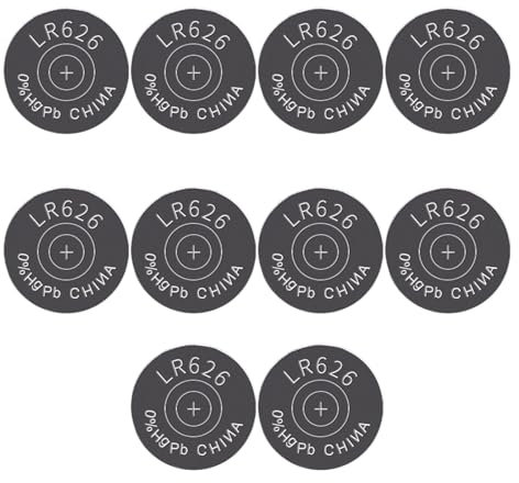 MCAOAL 10 Pezzi LR626 AG4 377 177A SR626SW Batteria 1 5V Pila a Bottone di Ricambio Per Orologi Giocattoli Dispositivi Elettronici