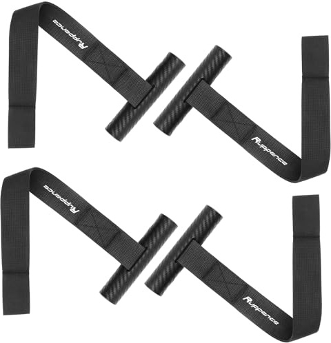 4 Pcs Quick Hood Loops,Kayak Tie Down Straps with Anti-Slip Handle,Cargo Under Hood Anchor Straps for Securing Boat Trailer, Bow Stern Tie Down Kits for Canoe Transport, Perfect for Car Truck Kayak