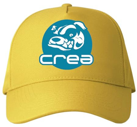 DIGITALSHIRT - Cappello Personalizzato Uomo Donna, Cappellini Personalizzati con Logo e Scritta (Stampa), Berretto Cappellino Uomo con Visiera in 100% Cotone Stile Basic, Fresco, Regolabile (Giallo)