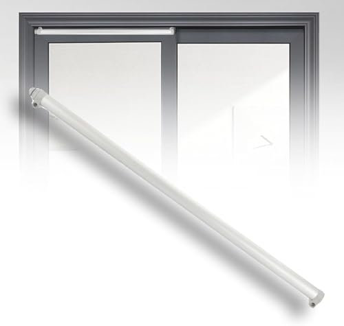 Slideback Sliding Door Closers, Self-Closing Sliding Patio Door Closer, Quiet Pneumatic Damping Buffering, Tensile Force 20-50KG/50-80kg, Adjustable Sliding Speed, for Door Widths from 29.5 to 51